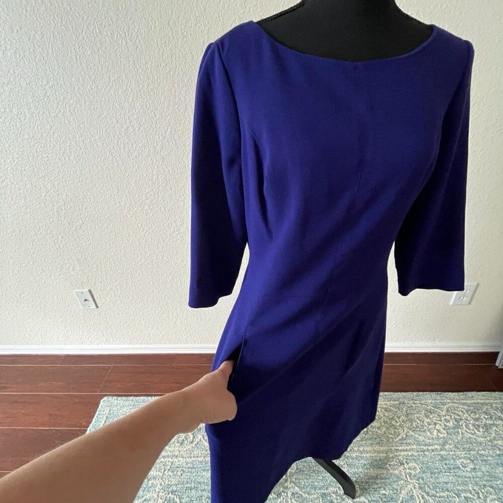Vince Camuto Women's purple Dress 3/4 Sleeve size 14 - Picture 4 of 13